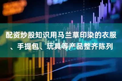 配资炒股知识用马兰草印染的衣服、手提包、玩具等产品整齐陈列