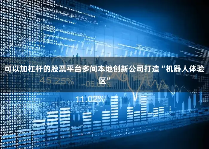 可以加杠杆的股票平台多间本地创新公司打造“机器人体验区”