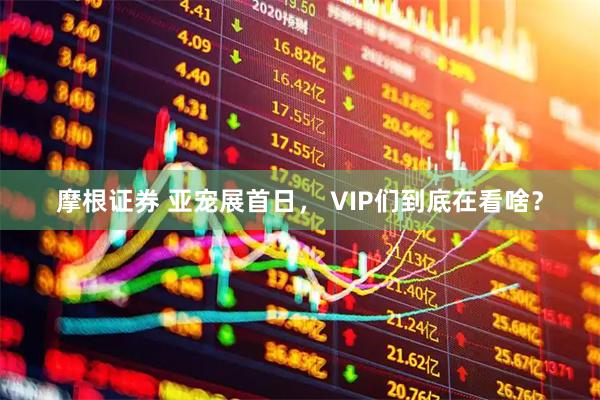 摩根证券 亚宠展首日， VIP们到底在看啥？